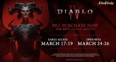 Can you play diablo 4 open beta