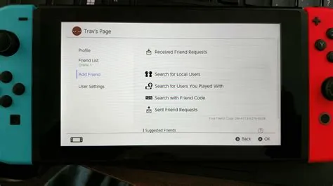 How do you add friends on nintendo switch