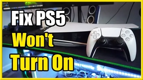 What to do if your ps5 turns on but won t boot up