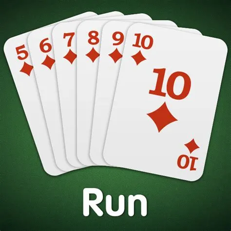 Is a run 3 or 4 cards in rummy