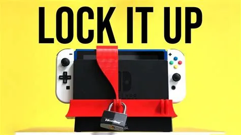 Can a nintendo switch be locked