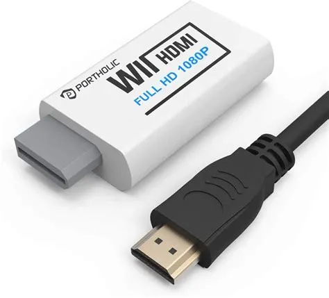 How to connect a wii to a hdmi tv