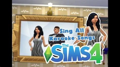 Can sims sing in sims 3