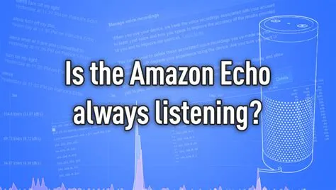 Is the echo always listening