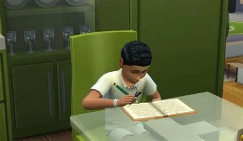 Do sims 4 kids have homework