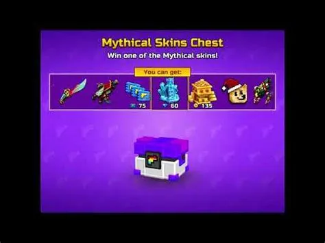 Can you get mythic skins from chests