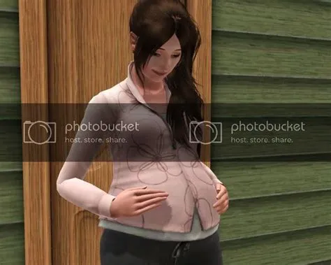 What happens if a pregnant sim starves