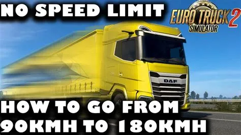 What is mods no speed limit euro truck simulator 2