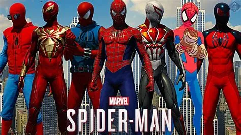 How many suits does spider-man ps4 have