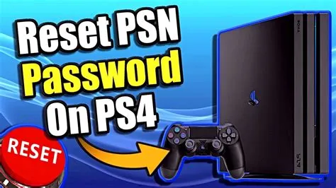 Does resetting a ps4 remove psn account