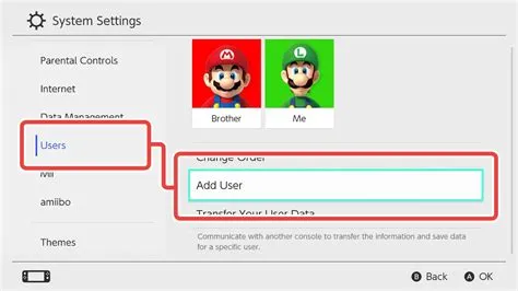 How many users can share a nintendo account