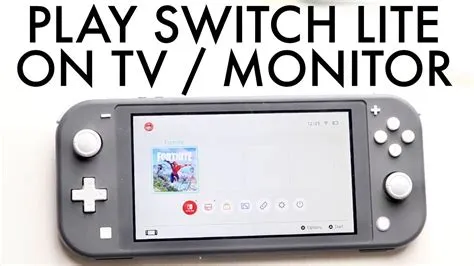 Can i play switch lite on tv