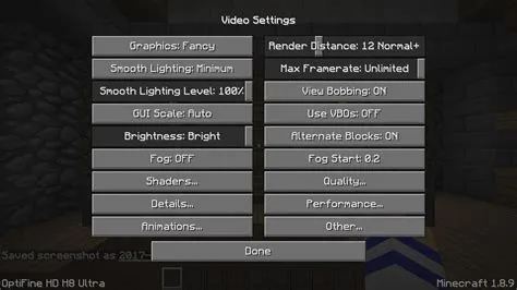 What should my fps be in minecraft