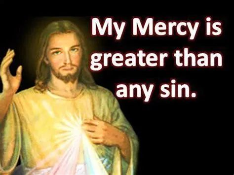 Is mercy greater than sin