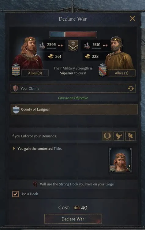 Can vassals declare war on each other