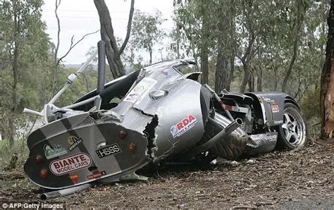 What caused peter brocks crash