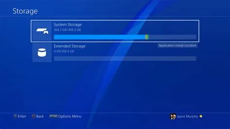 Does extended storage make ps4 faster