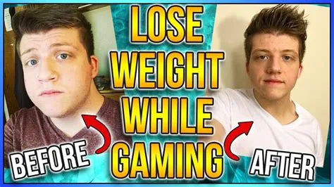 How much weight do gamers lose