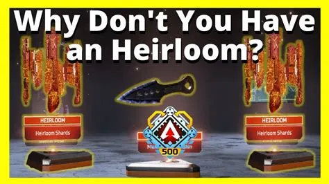 Why am i level 500 with no heirloom