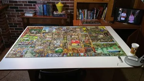 What is the average size of a 5000 piece puzzle