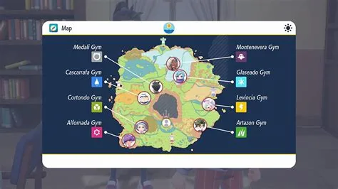 Are there 18 gyms in pokémon violet