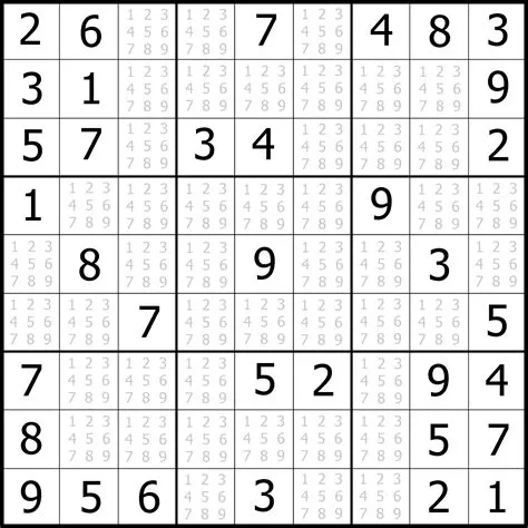 What is the key to solving sudoku puzzles