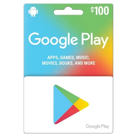 What is the age of google play card