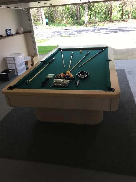 Is it ok to keep a pool table in the garage