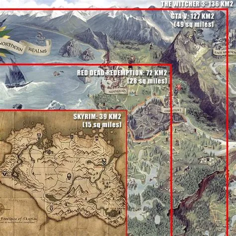 Is skyrim map bigger than rdr2