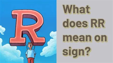 What does rr mean in pokémon