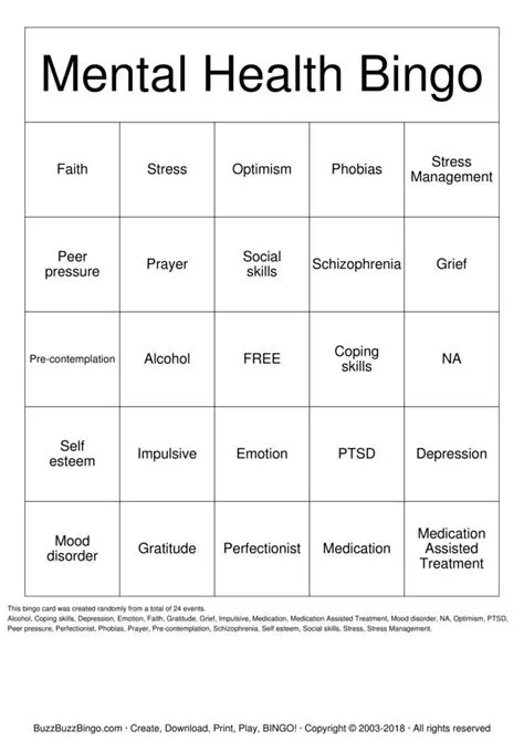 Is bingo good for mental health