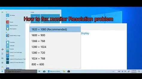 How do i fix my resolution back to normal