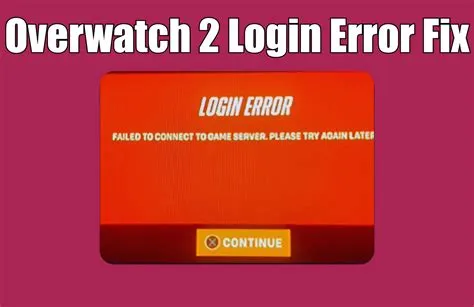 Why doesnt overwatch 2 log in