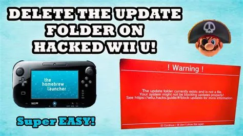 What happens if i update a hacked wii