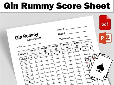 How do you score boxes in gin rummy