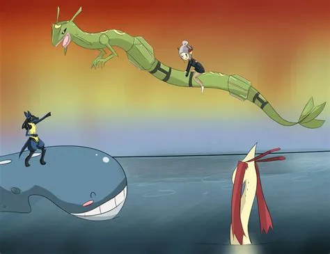 Who was riding rayquaza