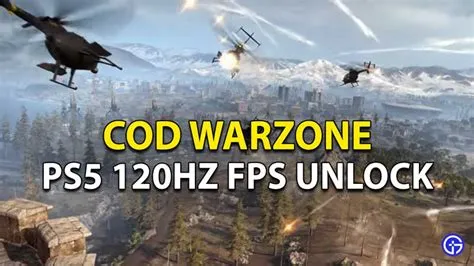 Will warzone 2 have 120 hz