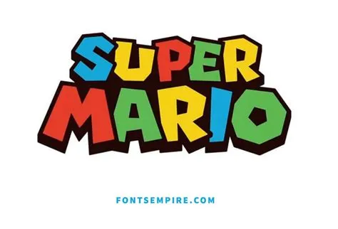 What font is super mario