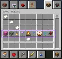 How do you save a creative hotbar?