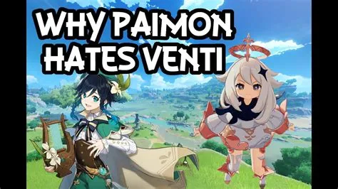 Does venti hate paimon