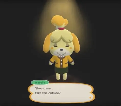 Does isabelle have a crush on the player