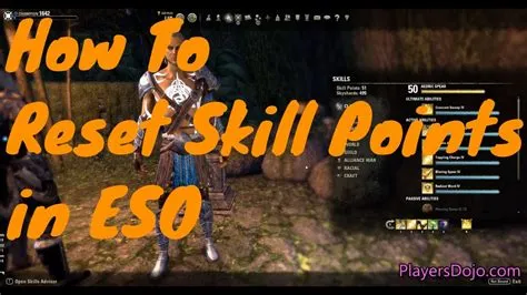 How do i refund skill points in eso