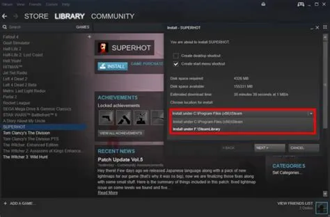 How do you see when did you install a game in steam