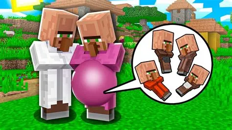 How do you make villagers have babies in minecraft