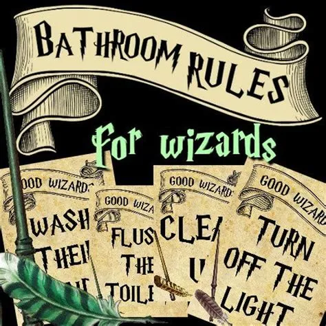 How do wizards go to the bathroom