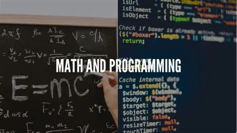 Does coding involve math