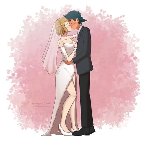 Who married serena in pokémon