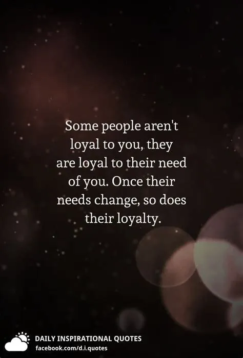 Are quiet people loyal