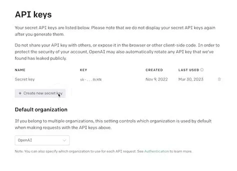 How many digits is an api key