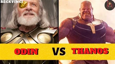 Who wins odin or thanos